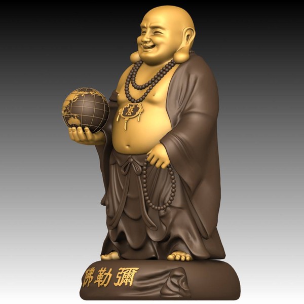 maitreya buddha 3d x - Maitreya Buddha by VirtualWax