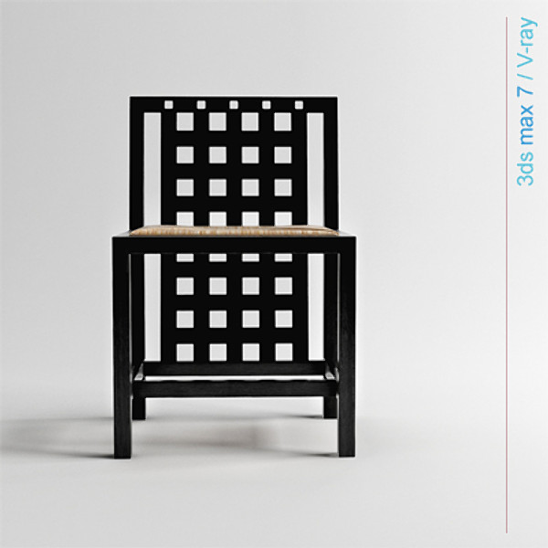 charles rennie mackintosh 3d model - Charles Rennie Mackintosh by lajhar