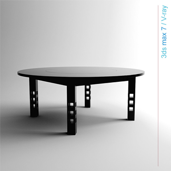 charles rennie mackintosh 3d model - Charles Rennie Mackintosh by lajhar