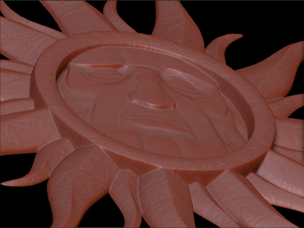3d model of relief cnc - SunMan01 by orixx