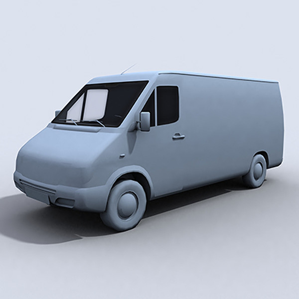 van 2 3d model - Van 2 by papillon