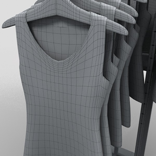 3d womens blouse rack model - blouse 3 rack by monkeyodoom