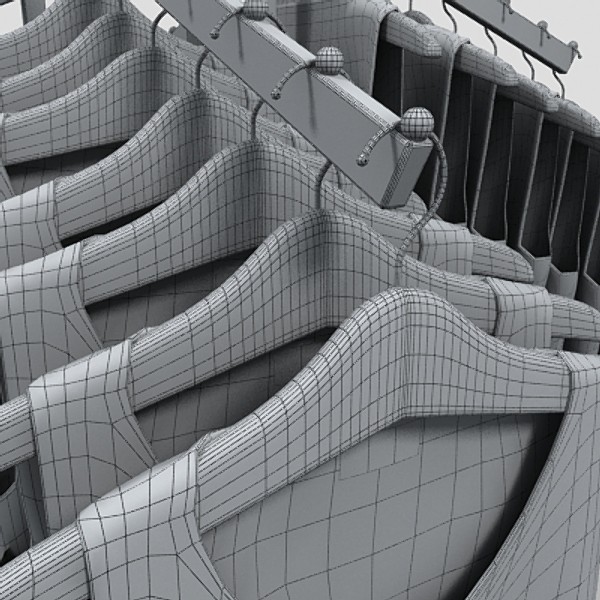 3d womens blouse rack model - blouse 3 rack by monkeyodoom