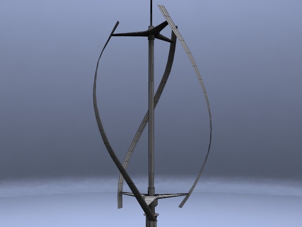 vertical wind power max - Vertical Wind Turbine by file404