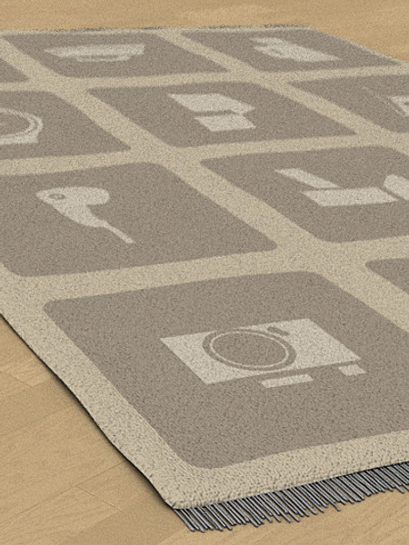 3d model modern rugs - Modern Rugs collection by tijei