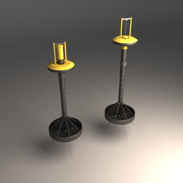 3d model buoy generate - Ocean Generated Powerbuoy by emma j