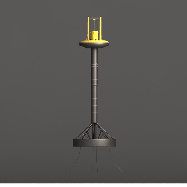 3d model buoy generate - Ocean Generated Powerbuoy by emma j