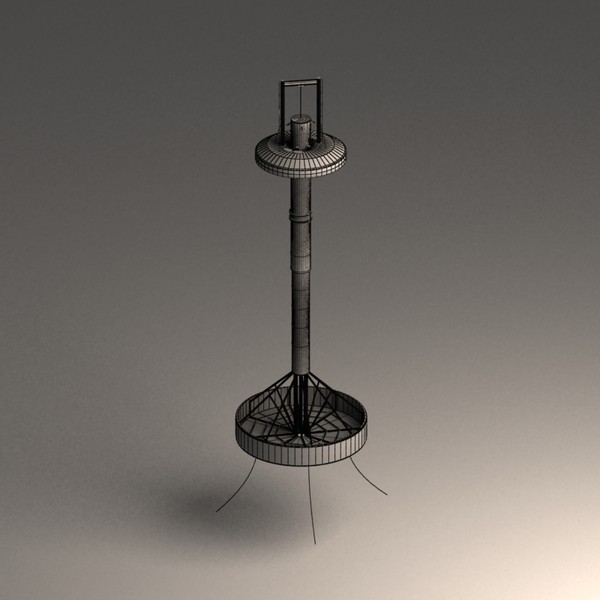 3d model buoy generate - Ocean Generated Powerbuoy by emma j