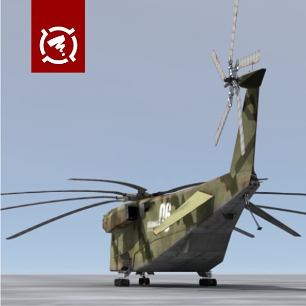 3d model cargo transport helicopter - Transport_helicopter.rar by Zigzain