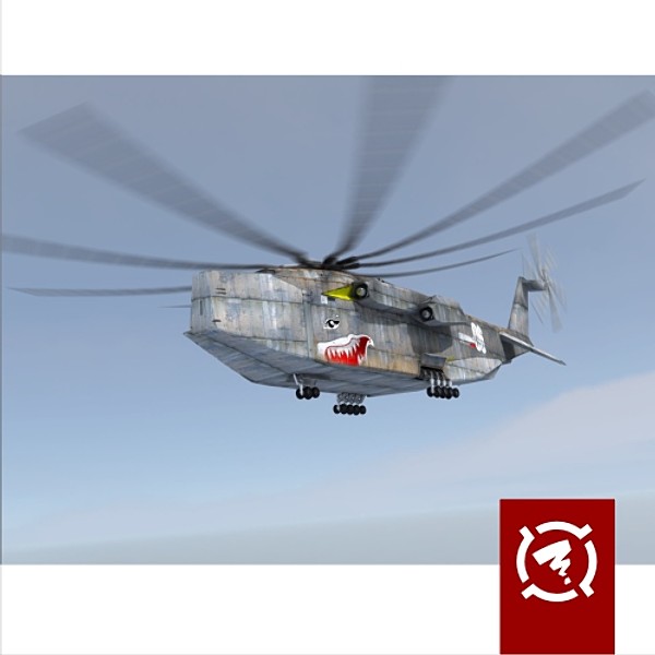 3d model cargo transport helicopter - Transport_helicopter.rar by Zigzain