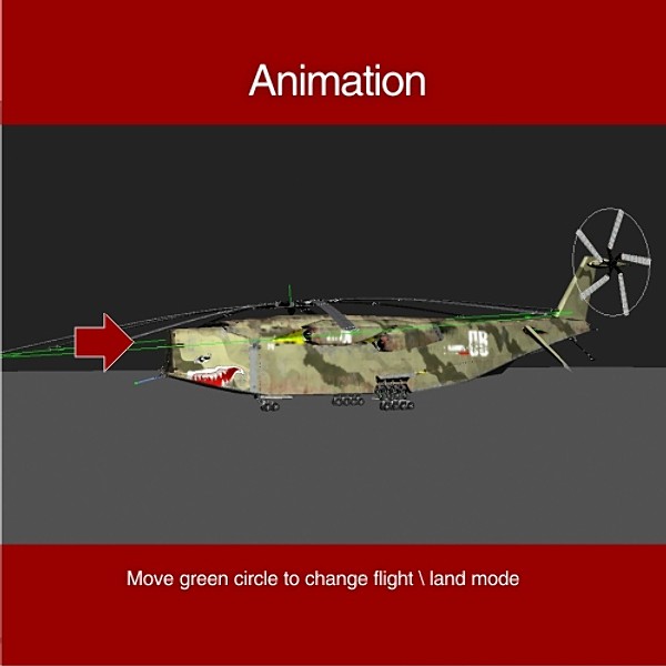 3d model cargo transport helicopter - Transport_helicopter.rar by Zigzain
