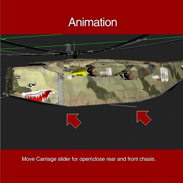 3d model cargo transport helicopter - Transport_helicopter.rar by Zigzain