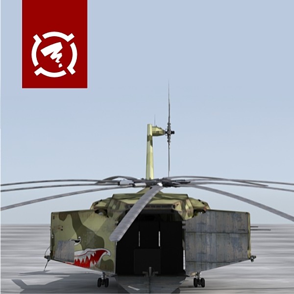 3d model cargo transport helicopter - Transport_helicopter.rar by Zigzain