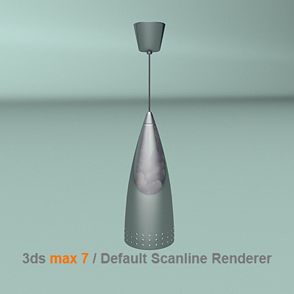 3d model modern lamp - pedant lamp by lajhar
