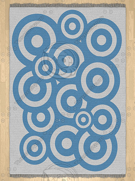 3d model modern rugs - Modern Rugs collection by tijei