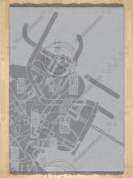3d model modern rugs - Modern Rugs collection by tijei