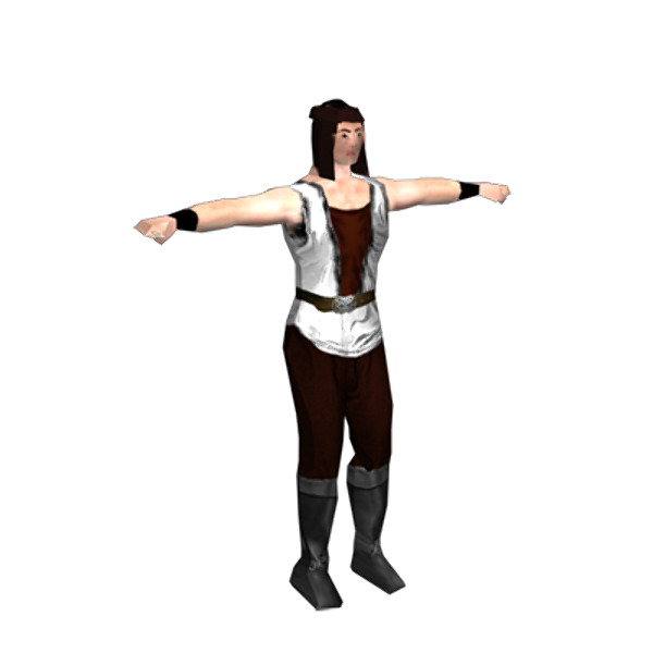 obj character pack medieval - Low Poly Medieval Character Pack by utanmaz