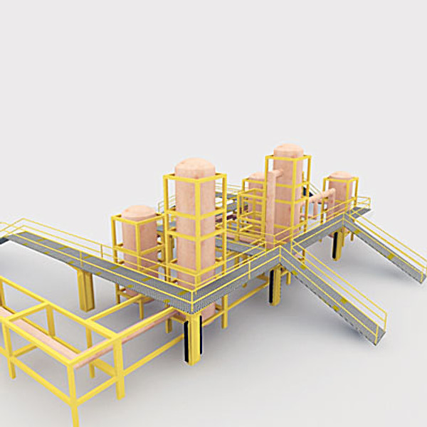 3ds max industrial element tanks - Industrial elements by QLEE