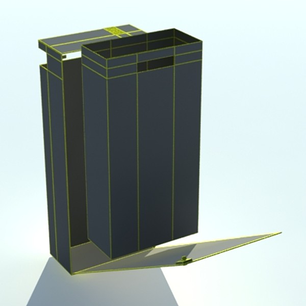 3d rusted dustbin - Rusted Dustbin... by ZERGEANT