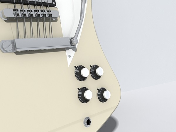 guitar firebird obj - guitar_firebird by monkeyodoom
