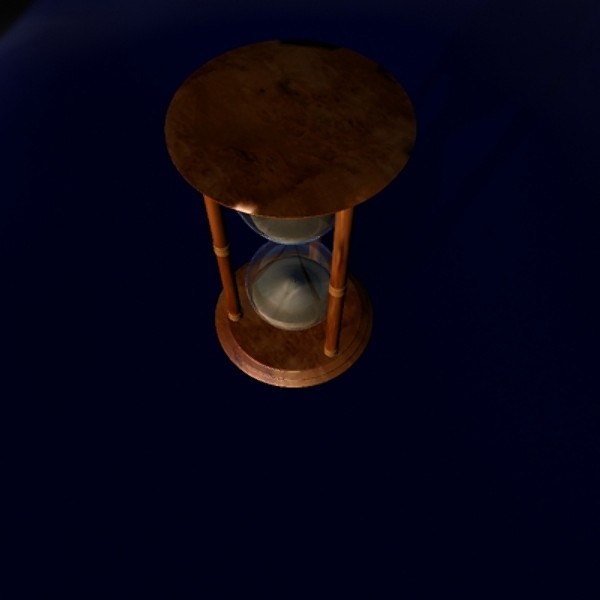 free max mode photorealistic hourglass - Photorealistic Hour glass by parkmike