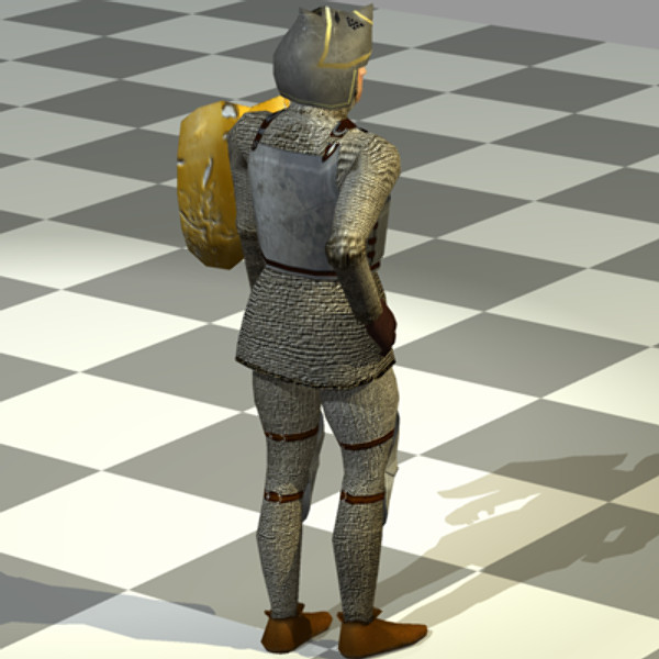 3d knight dueling piece - Dueling Knight by Sirren