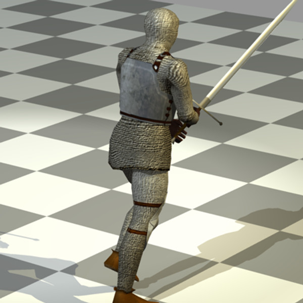 3d knight dueling piece - Dueling Knight by Sirren