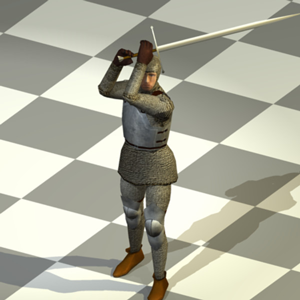 3d knight dueling piece - Dueling Knight by Sirren