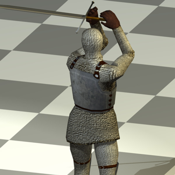 3d knight dueling piece - Dueling Knight by Sirren