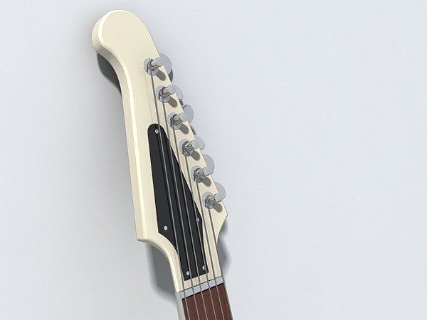 guitar firebird obj - guitar_firebird by monkeyodoom