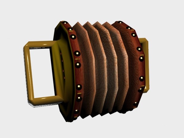 accordian concertina musical 3d 3ds - accordian.max by Animation Anchor Line