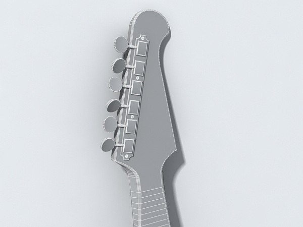 guitar firebird obj - guitar_firebird by monkeyodoom