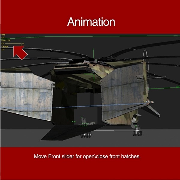 3d model cargo transport helicopter - Transport_helicopter.rar by Zigzain