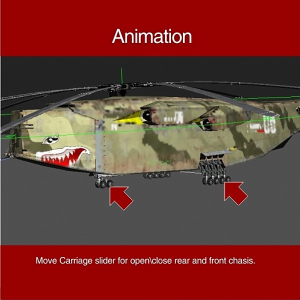 3d model cargo transport helicopter - Transport_helicopter.rar by Zigzain