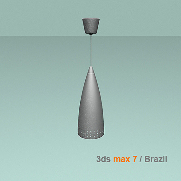 3d model modern lamp - pedant lamp by lajhar