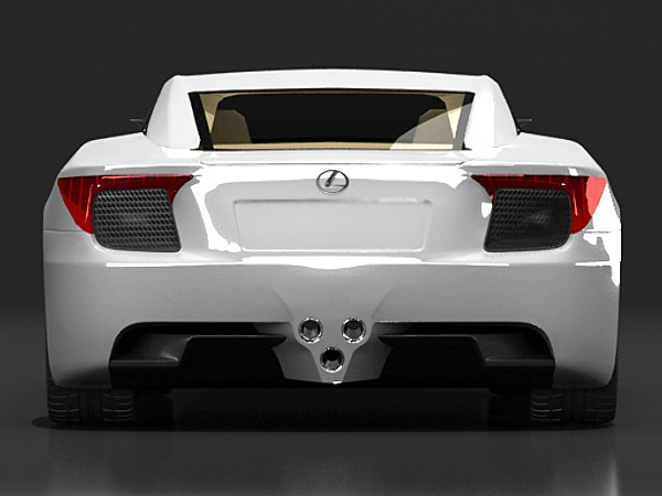 maya lexus lf-a concept - Lexus LF-A concept STD MAT by fabelar