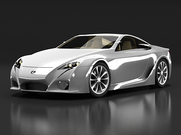 maya lexus lf-a concept - Lexus LF-A concept STD MAT by fabelar