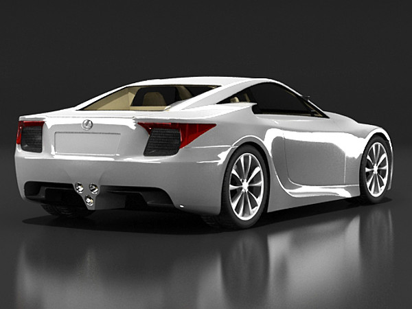 maya lexus lf-a concept - Lexus LF-A concept STD MAT by fabelar