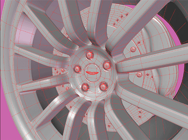 wheel rims 3d lwo - Wheel by Ideas Unlimited