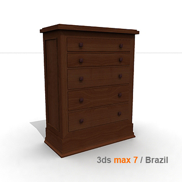 3ds design frank lloyd - Chest by lajhar