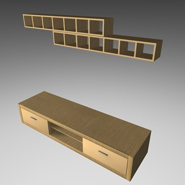 italian furniture dressers armchairs 3d model - Furniture Collection VOL I by desigm