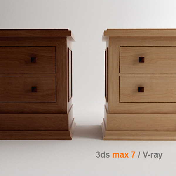 frank lloyd 3d max - Nightstand by lajhar