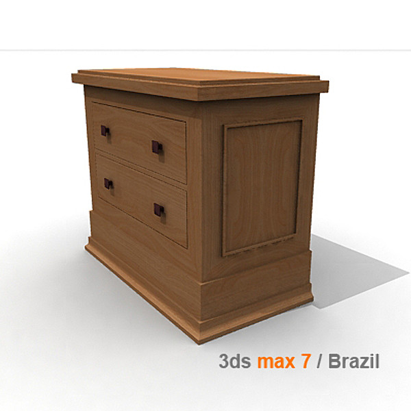frank lloyd 3d max - Nightstand by lajhar