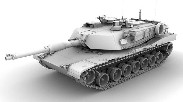 3d obj m1a2 sep abrams tank - M1A2 SEP Abrams tank by coresplendor