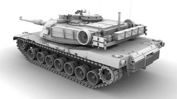 3d obj m1a2 sep abrams tank - M1A2 SEP Abrams tank by coresplendor