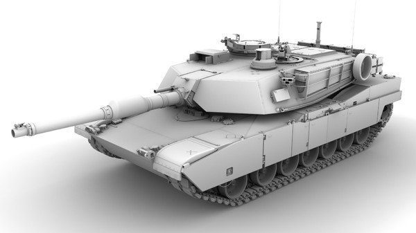 3d obj m1a2 sep abrams tank - M1A2 SEP Abrams tank by coresplendor