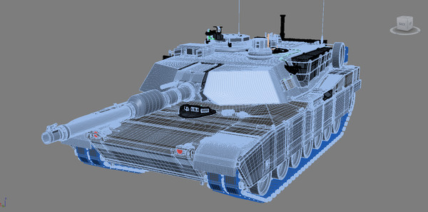 3d obj m1a2 sep abrams tank - M1A2 SEP Abrams tank by coresplendor