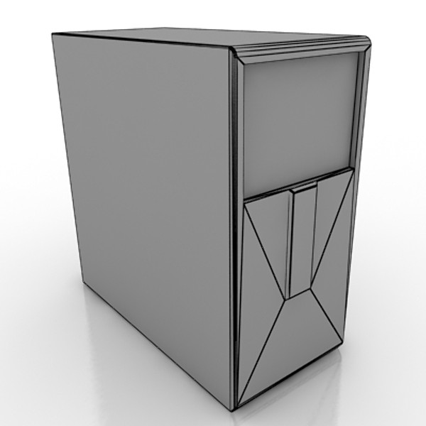 3d desktop pc model - PC desktop 1 by StepanProkop