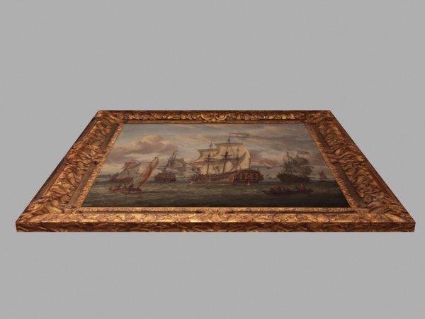 picture polys 3ds - Low Poly Painting by Game Model Creations