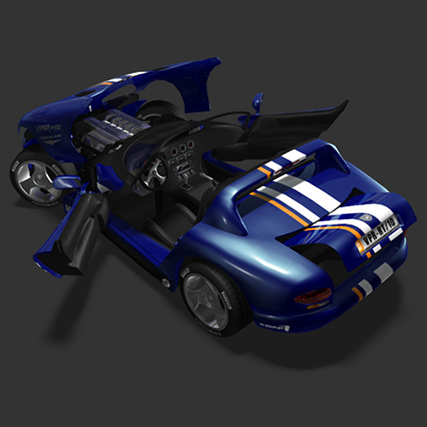 dodge viper rt 10 3ds - Dodge Viper RT10 Convertible by Gra_Gra_74